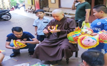 Trung thu tại chùa Bửu Đà